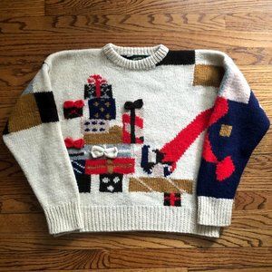 Vintage Women's Maine Bay Traditionals Ugly Christmas Holiday Sweater